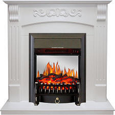 Royal Flame Sorrento с очагом Fobos FX M Black белый дуб