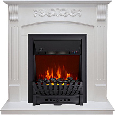 Royal Flame Sorrento с очагом Aspen Black белый дуб