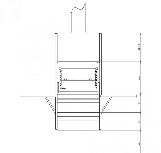 Барбекю PLEK 66 inox (Rocal)_1